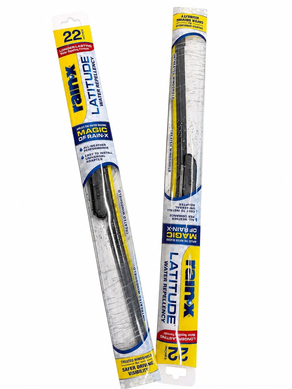 Latitude 22" Water Repellency Windshield Wiper - Black/Yellow